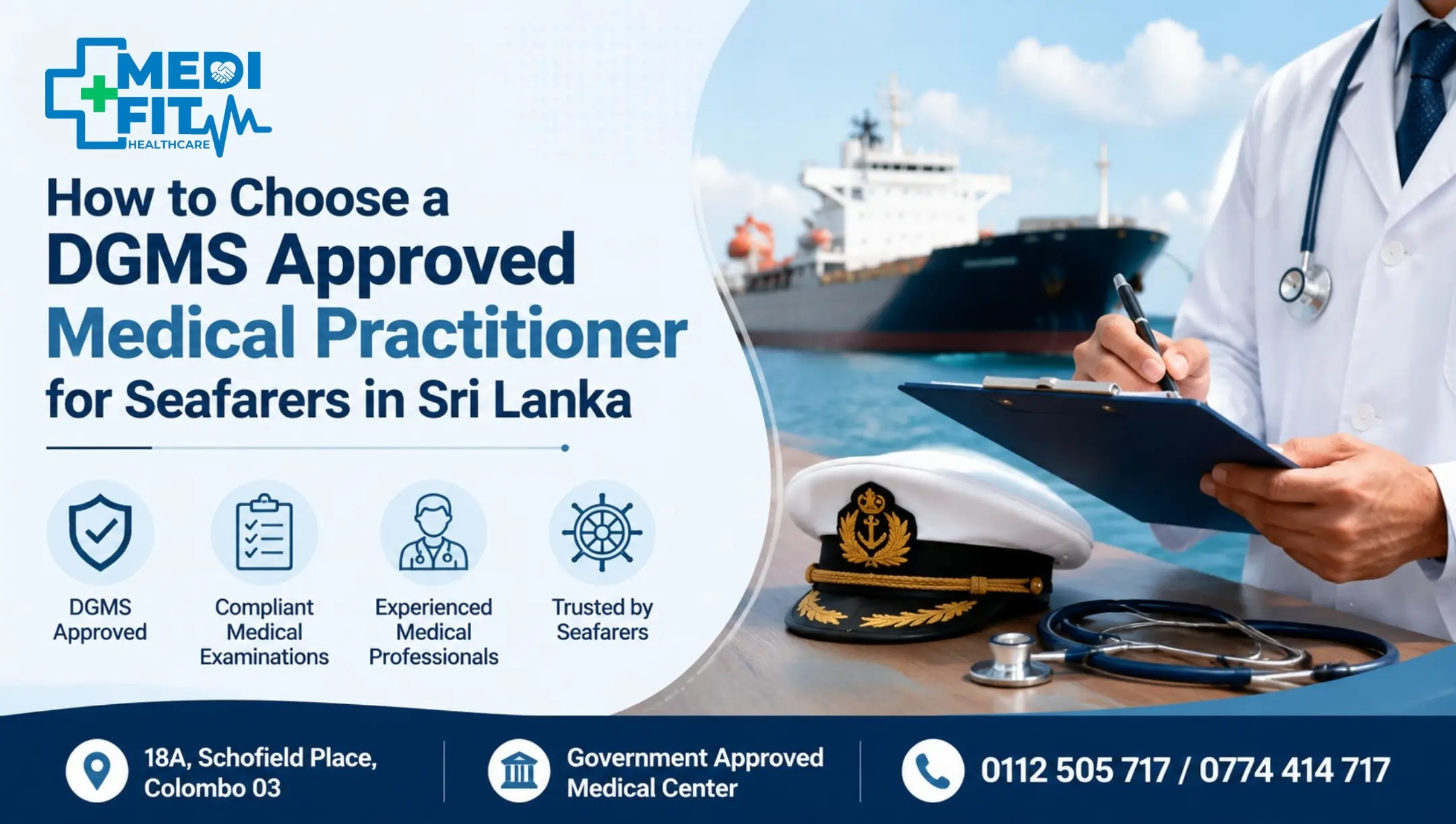 How to Choose a DGMS Approved Medical Practitioner for Seafarers in Sri Lanka