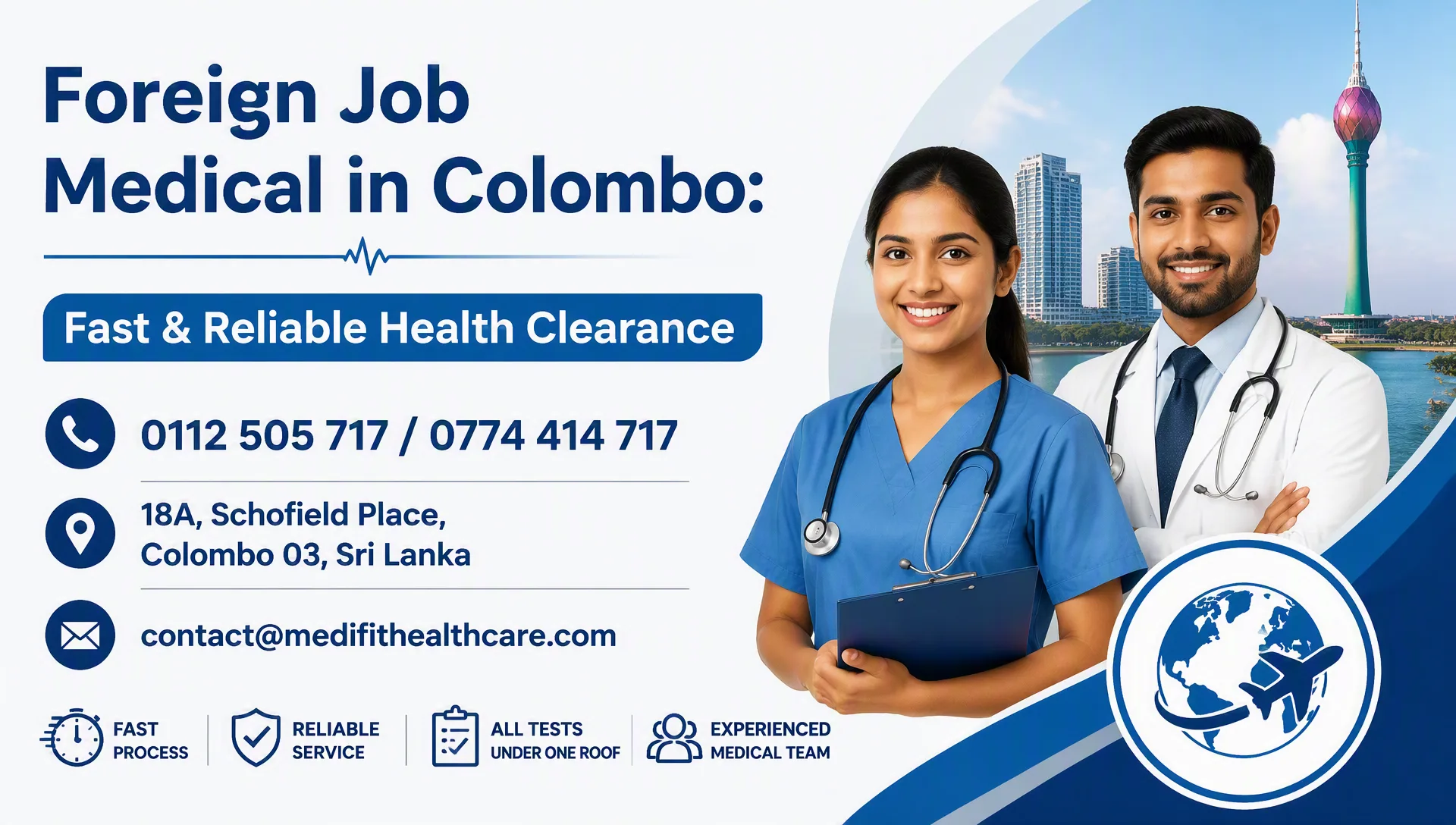 Foreign Job Medical in Colombo: Fast & Reliable Health Clearance