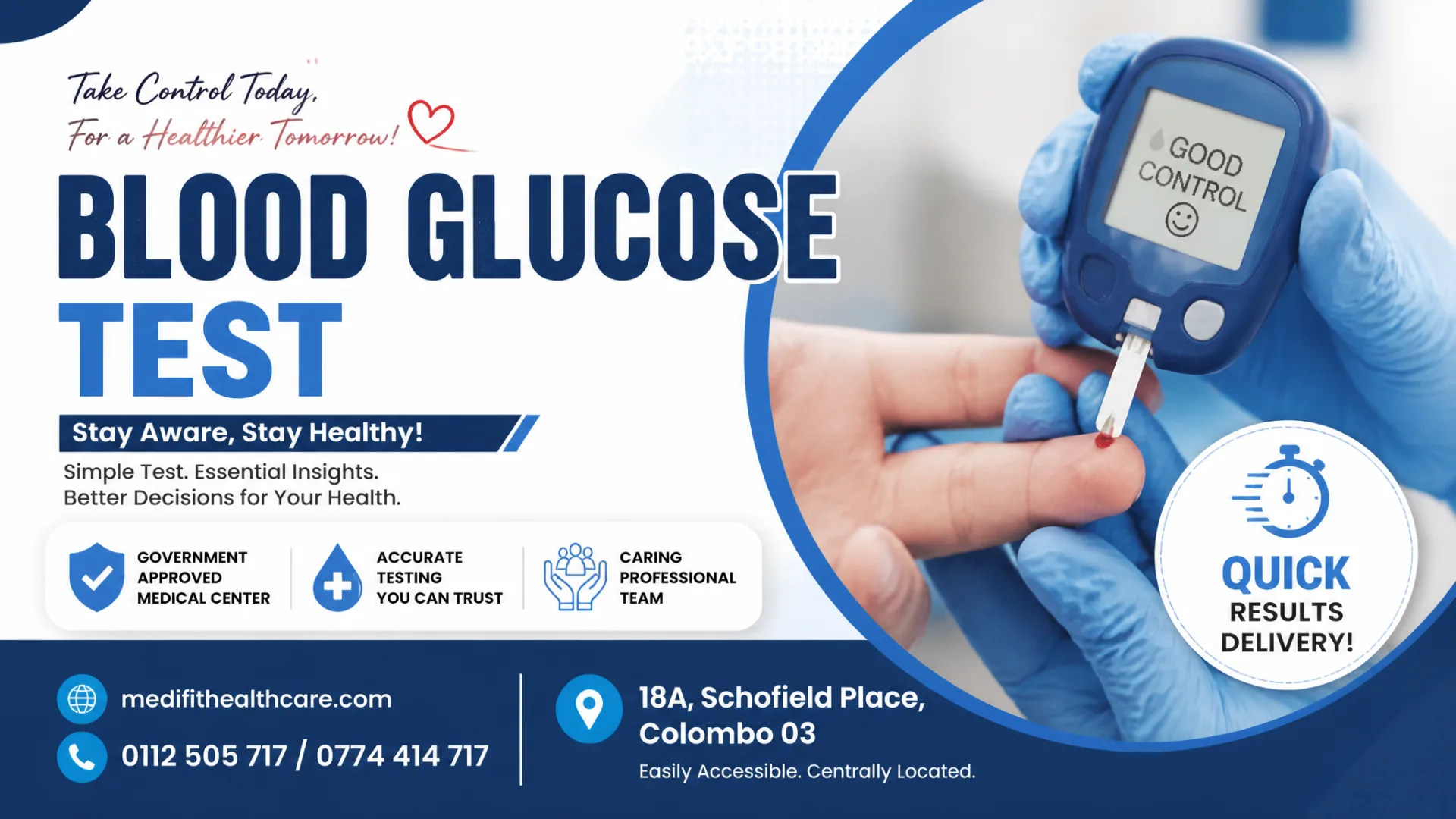 Blood Glucose Test Price in Sri Lanka